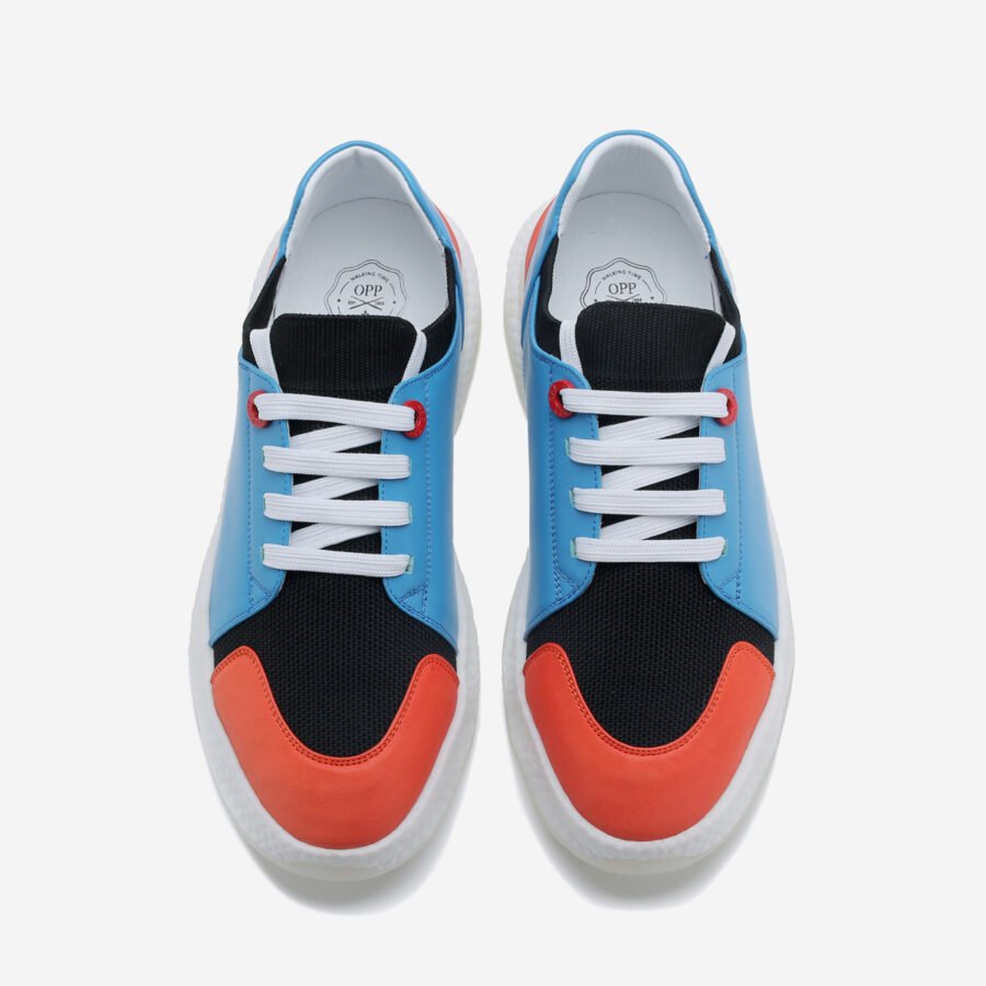 Casual Lace-Up Shoes Light Blue - Image 2