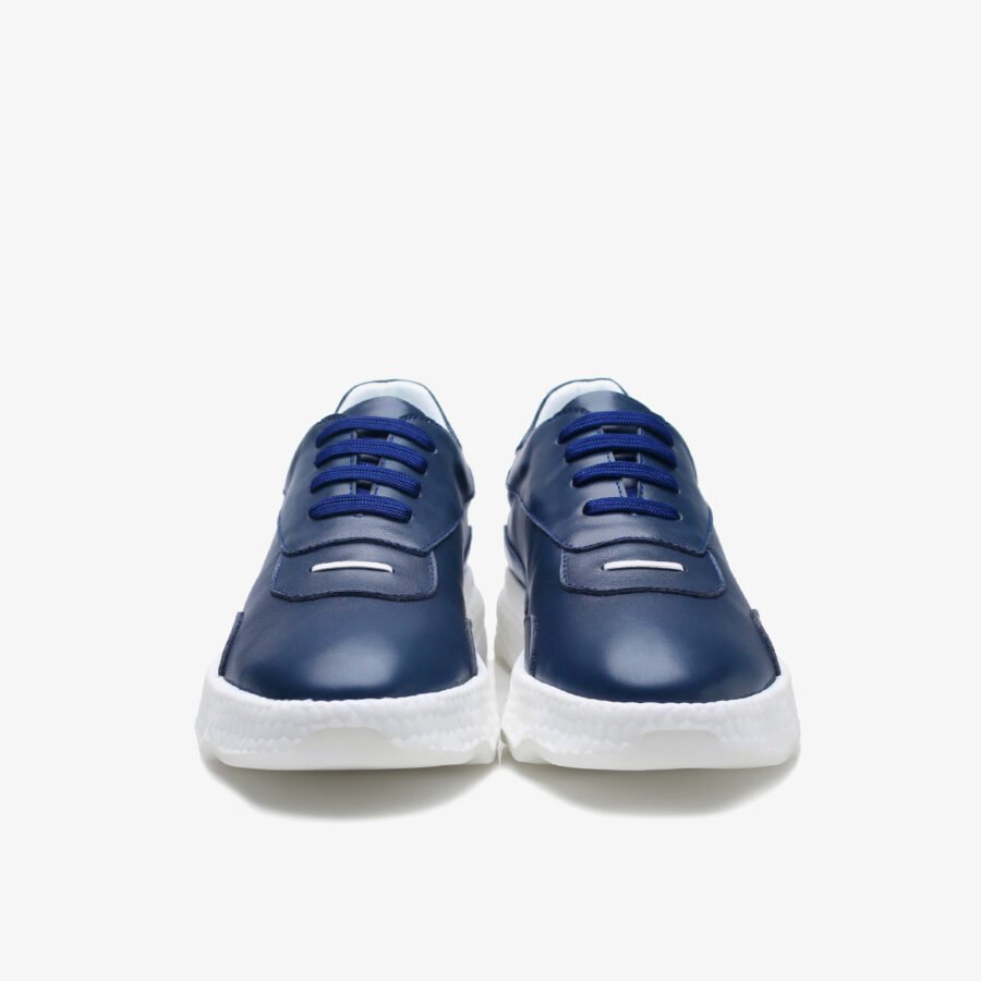 Casual Lace-Up Shoes Blue - Image 2