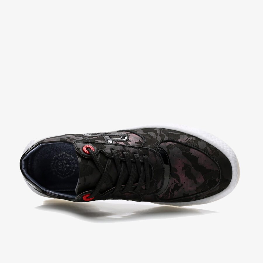 Casual Lace-Up Shoes Black - Image 5