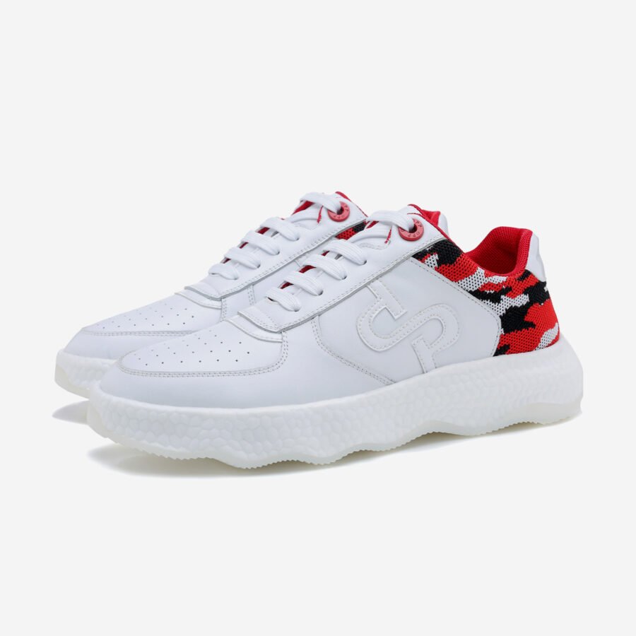 Casual Lace-Up Shoes White - Image 3