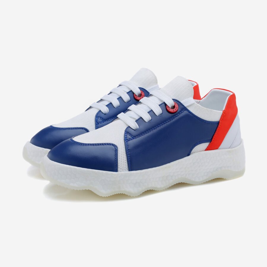 Women Casual Lace-Up Shoes Blue - Image 3
