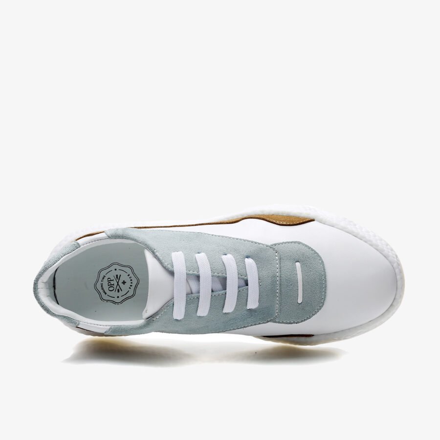 Casual Lace-Up Shoes Light Green - Image 4