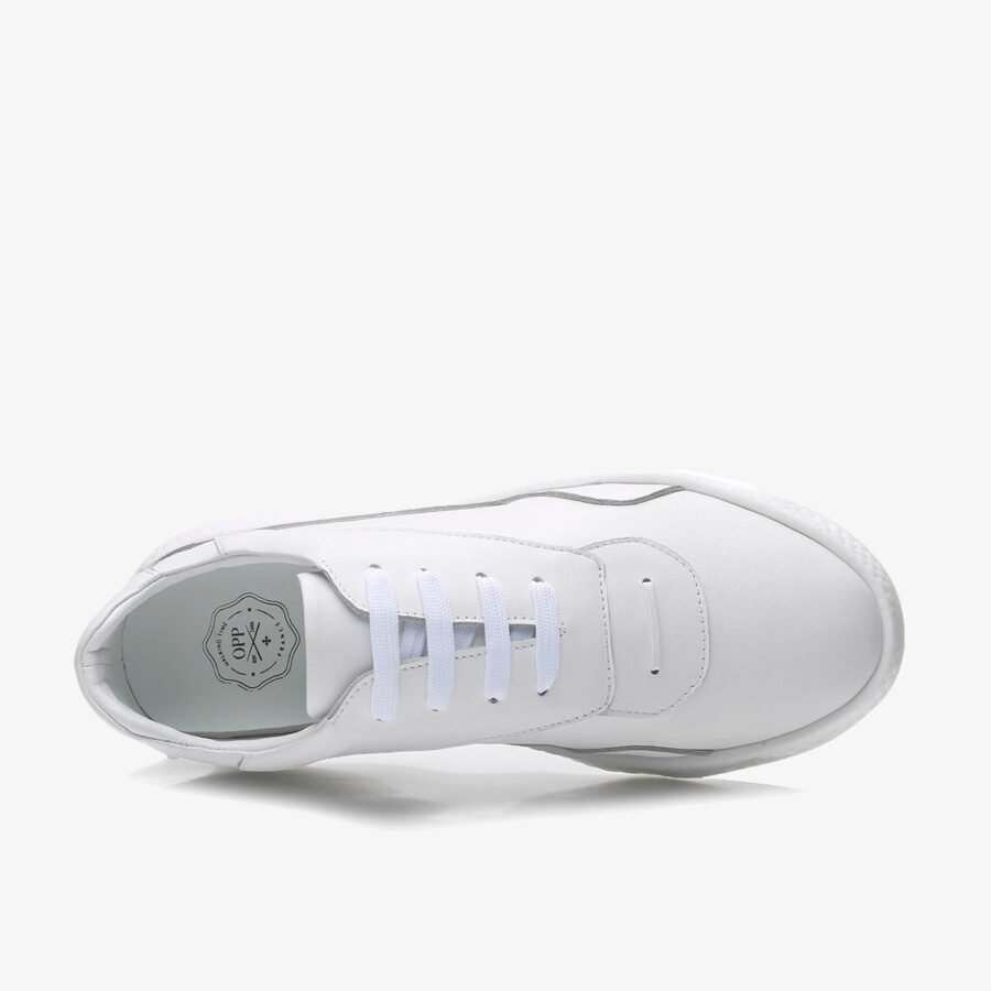 Casual Lace-Up Shoes White - Image 4