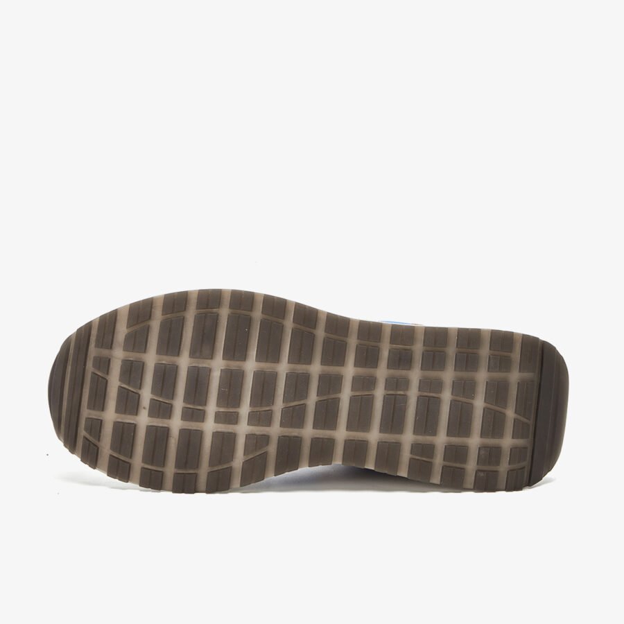 Lace-Up Suede Sneakers Blue - Image 4