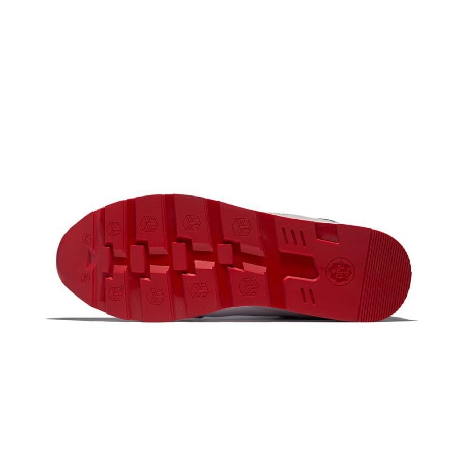 Lace-Up Suede Sneakers White - Image 5