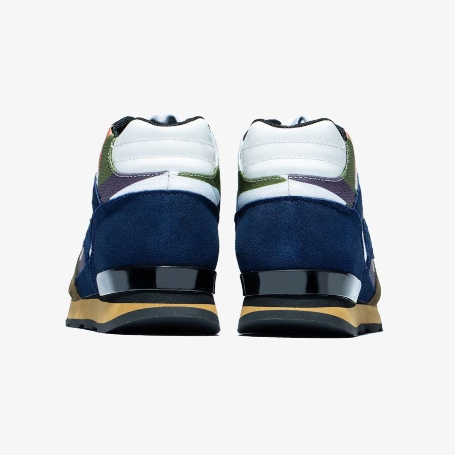High Top Lace-Up Suede Sneakers Green - Image 4