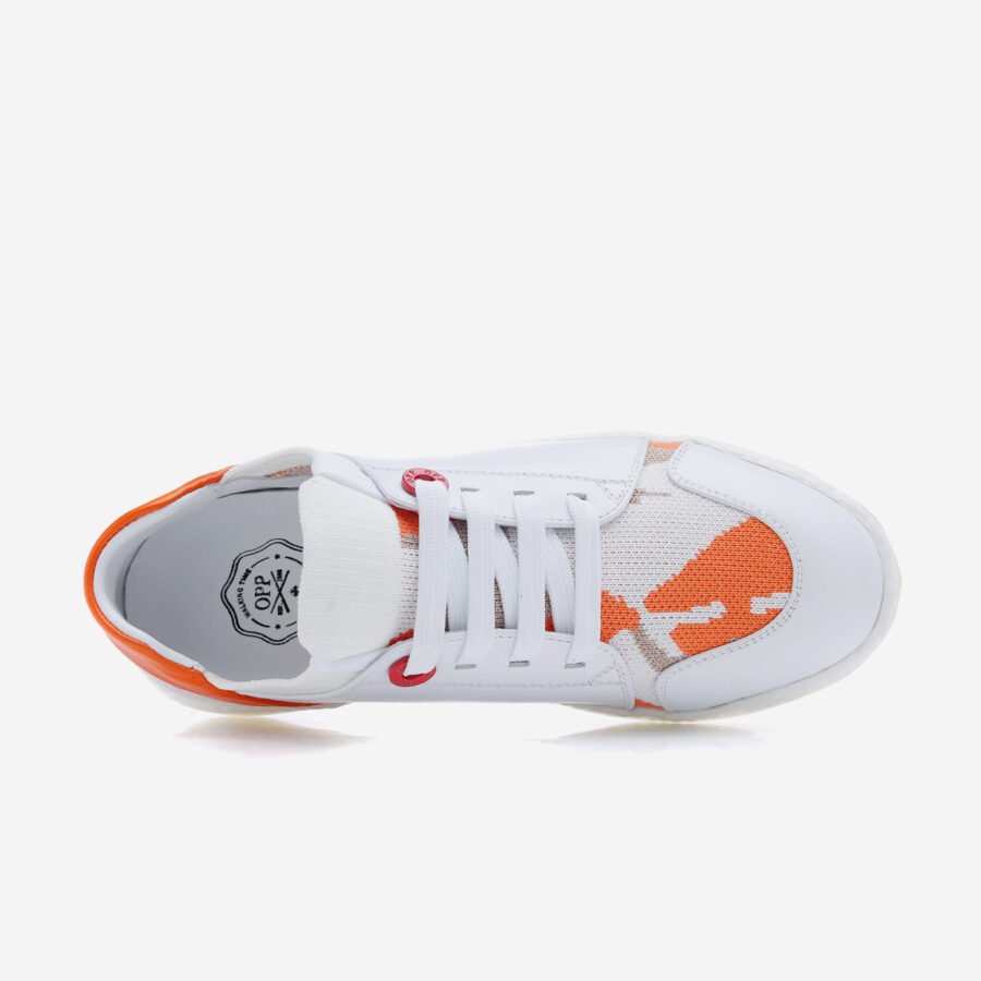 Women Casual Lace-Up Shoes White - Image 5