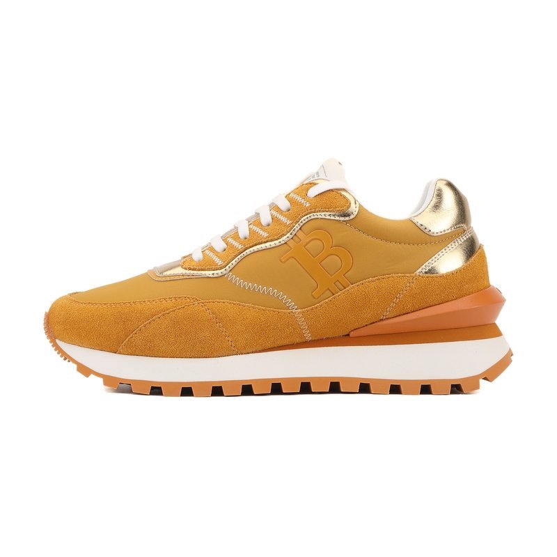 OPPCOLOR Men’s Luxury Lifestyle Bitcoin Sneaker Amber Gold - Image 4