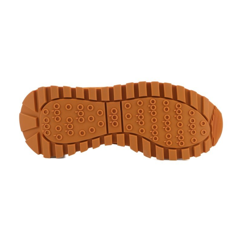 Limited Edition Web3 Inspired Bitcoin Sneakers – Amber Gold Statement Style - Image 6