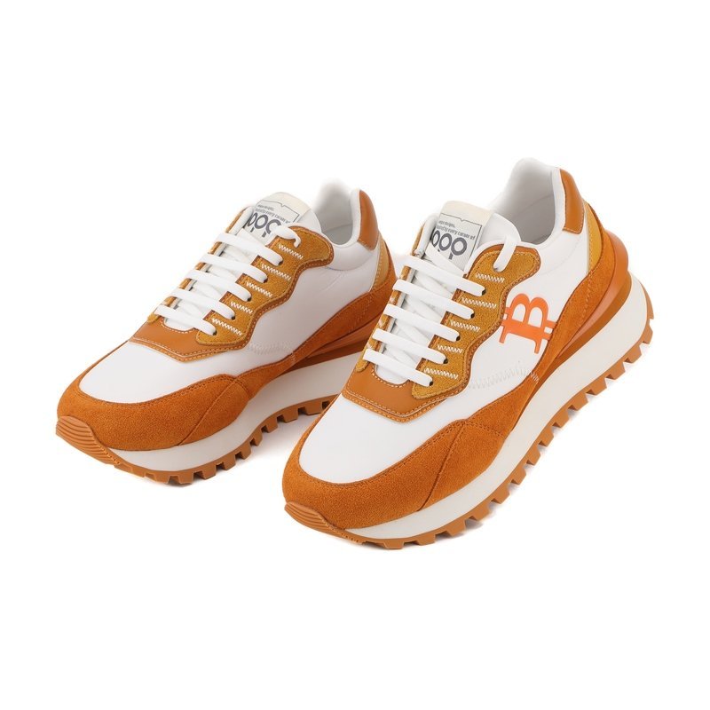 Limited Edition Web3 Inspired Bitcoin Sneakers – Amber Gold Statement Style - Image 8