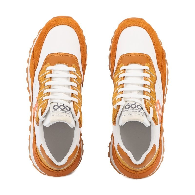 Limited Edition Web3 Inspired Bitcoin Sneakers – Amber Gold Statement Style - Image 9