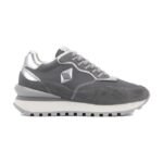 Ethereum Retro Runner Sneakers Tech-Inspired Grey Lifestyle Shoes