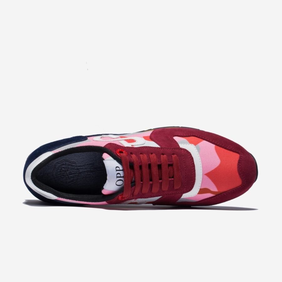 Lace-Up Suede Sneakers Pink - Image 5