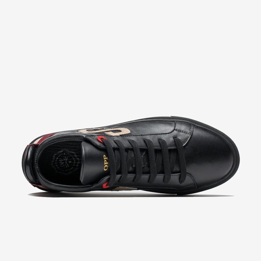 Men High-Top Shoes Black - Image 5