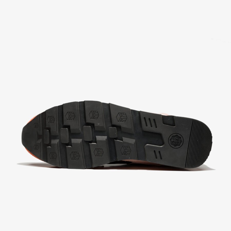 Lace-Up Paint Sneakers Orange - Image 6