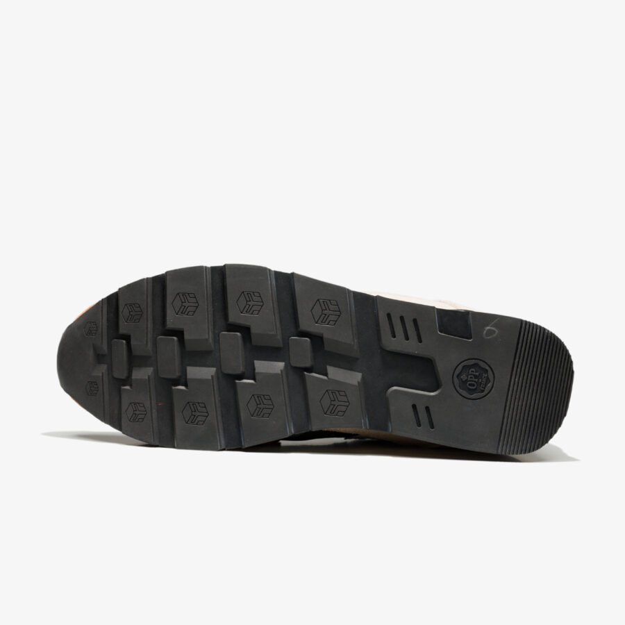 Lace-Up Paint Sneakers Brown - Image 8