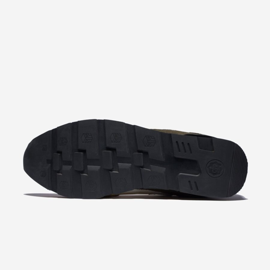 Lace-Up Suede Sneakers Khaki - Image 6