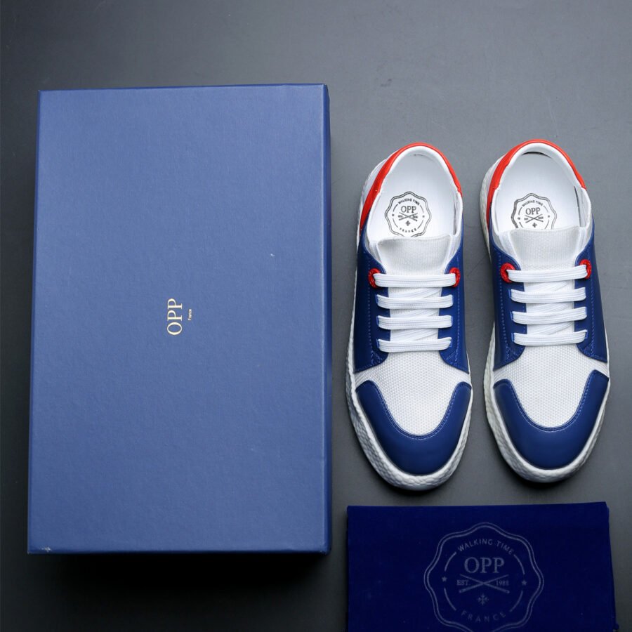 Women Casual Lace-Up Shoes Blue - Image 7