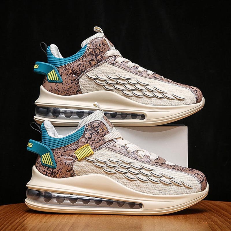 Air Cushion Heightening Sneakers Khaki - Image 5