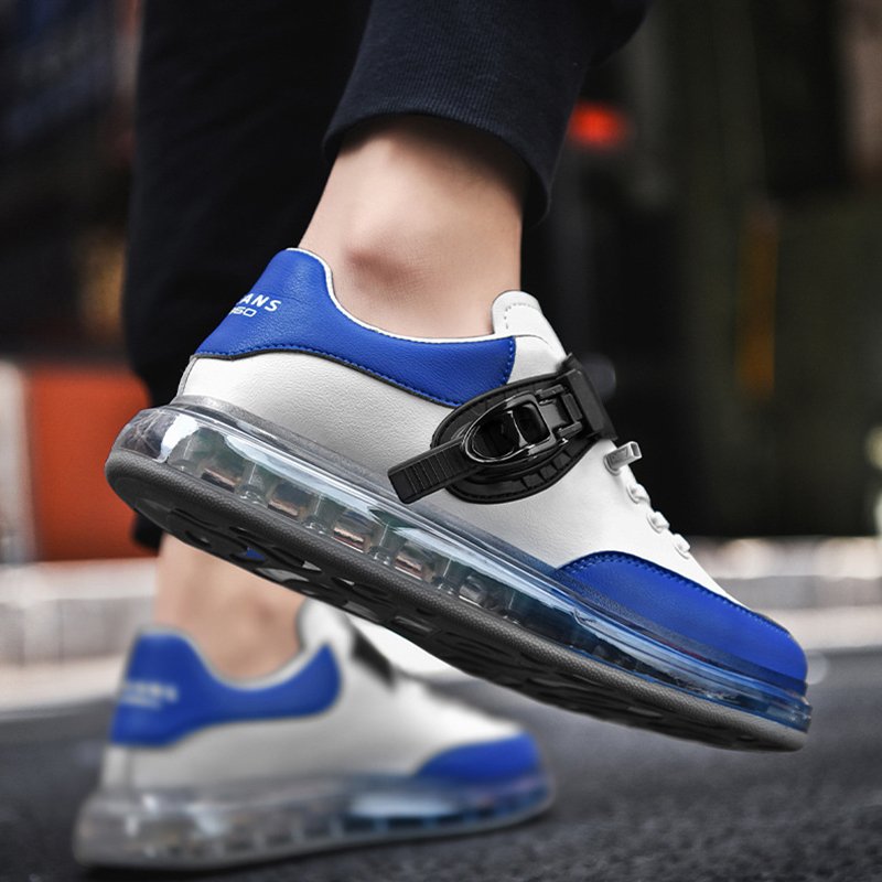 Women Air Cushion Sports Casual Shoes Blue - Image 3