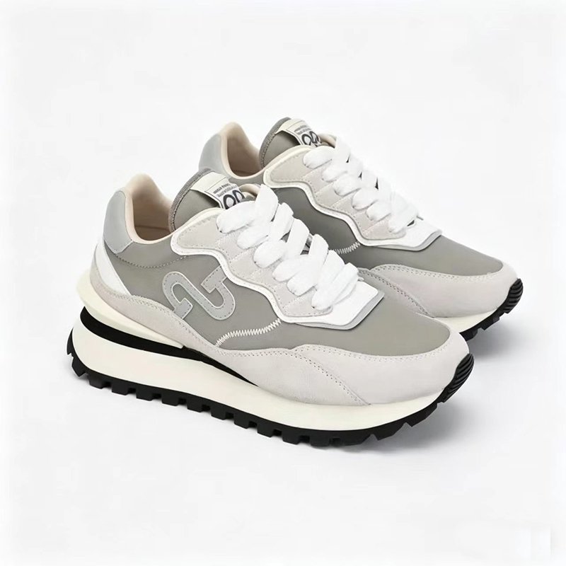 Women Minimal Grey Suede Sneakers – Effortless Everyday Style - Image 6