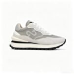 Women Minimal Grey Suede Sneakers – Effortless Everyday Style