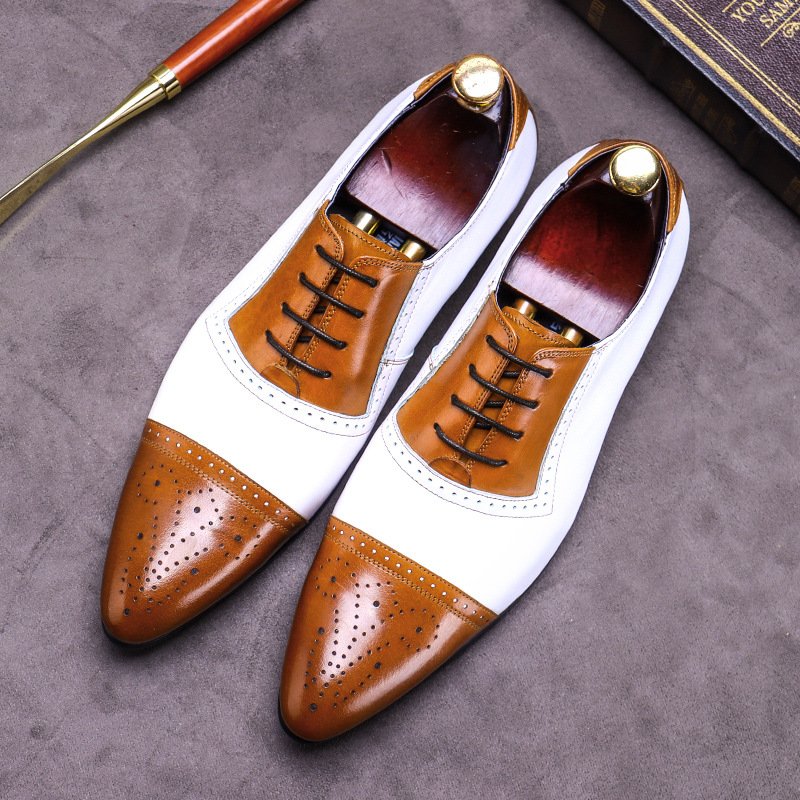 British Style Brogue Oxfords - Image 4