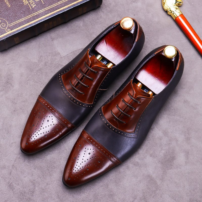 British Style Brogue Oxfords - Image 5