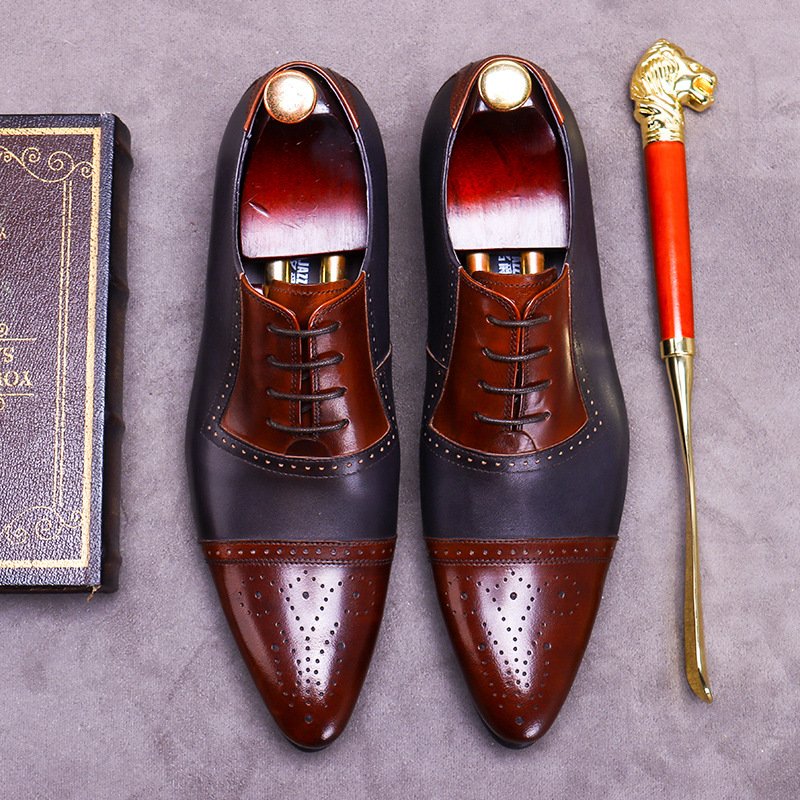 British Style Brogue Oxfords - Image 3