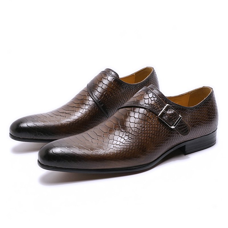 Buckle Snakeskin Monks - Image 3