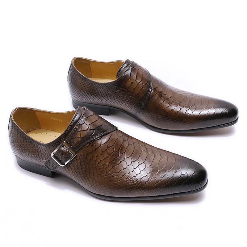 Buckle Snakeskin Monks - Image 5