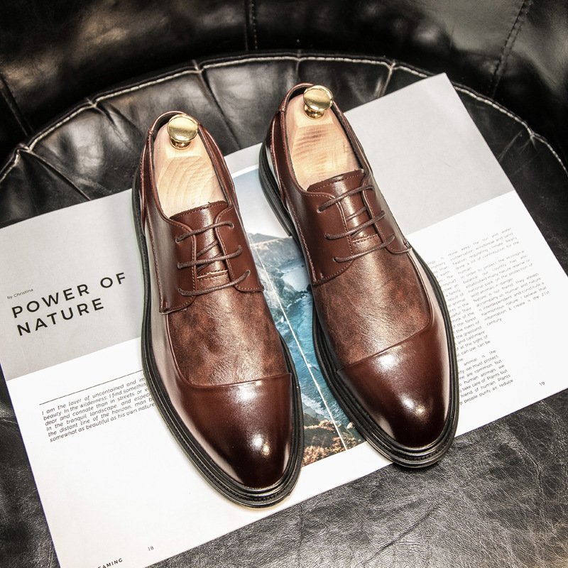 Business Pointed Toe British Oxfords - Image 4