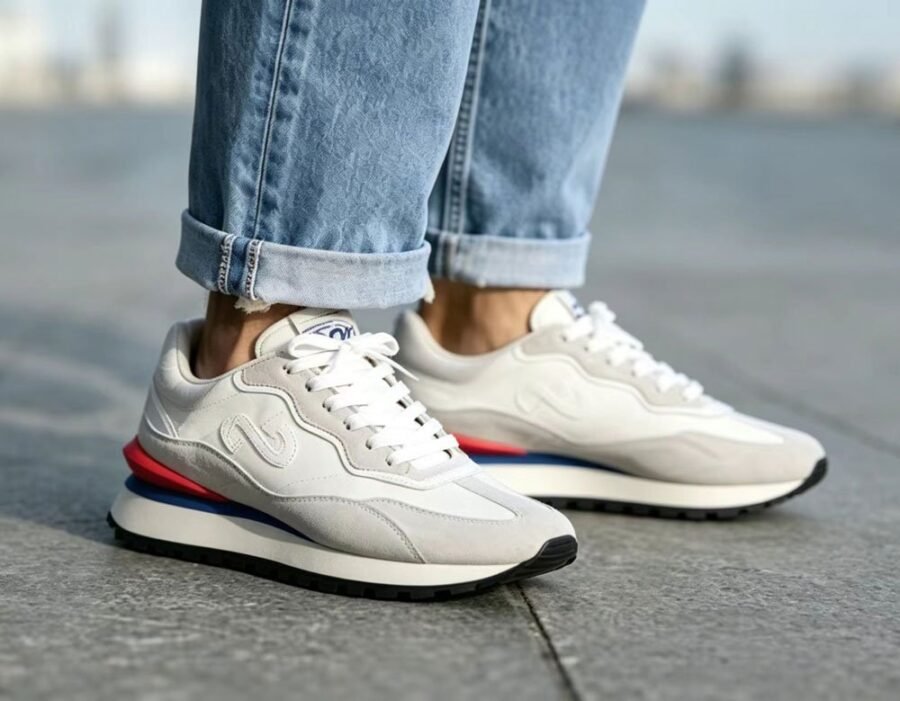 Clean White Paint Sneakers – Minimal Everyday Style - Image 12
