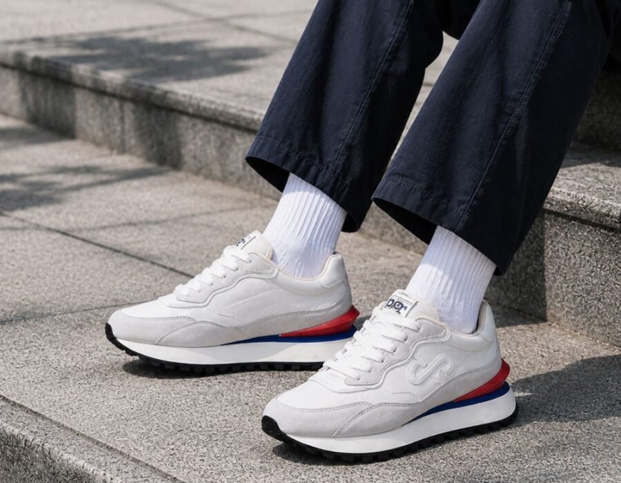 Clean White Paint Sneakers – Minimal Everyday Style - Image 13