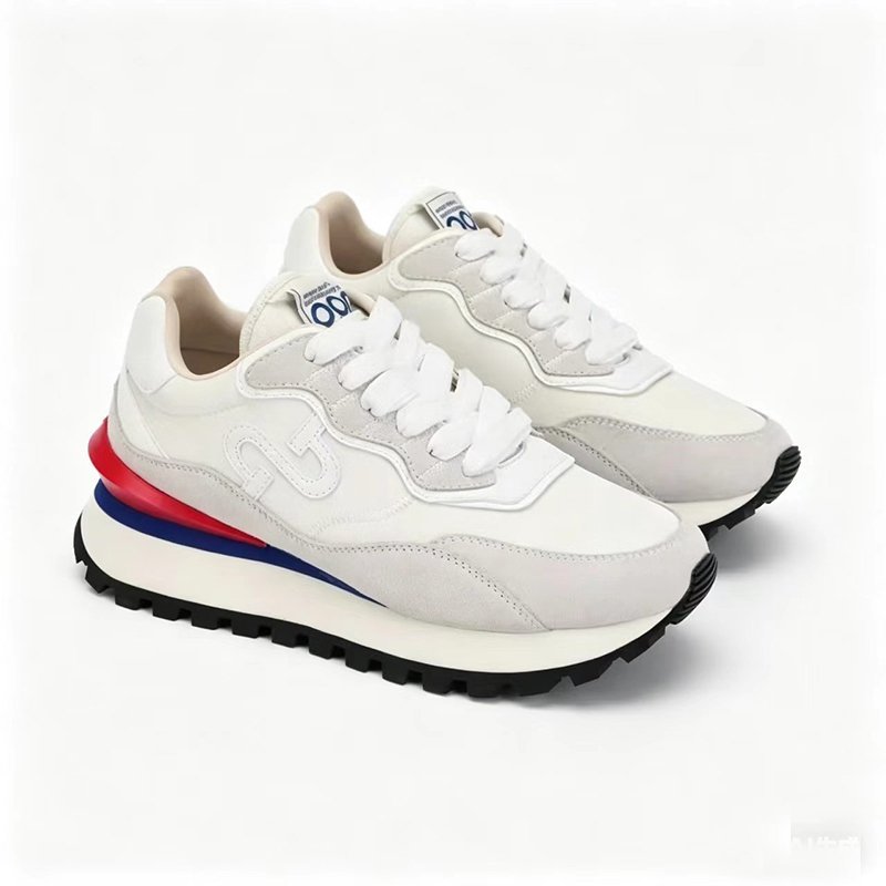 Women Everyday White Suede Sneakers – Stylish, Clean & Comfortable - Image 3