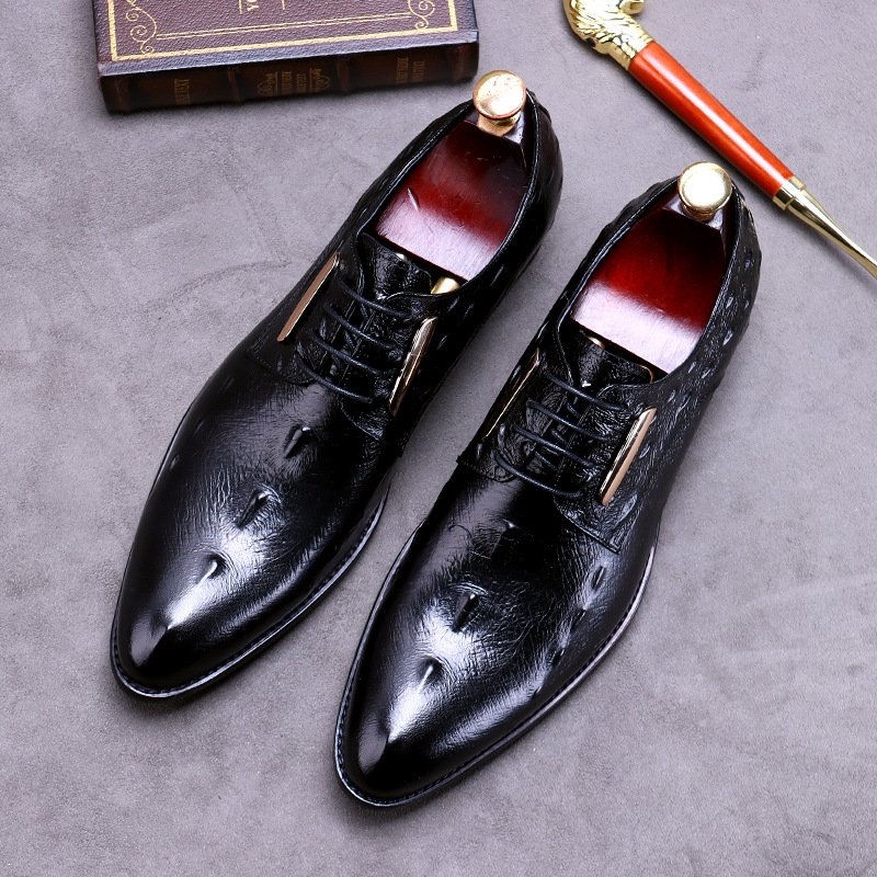 Crocodile Pattern Oxfords - Image 4