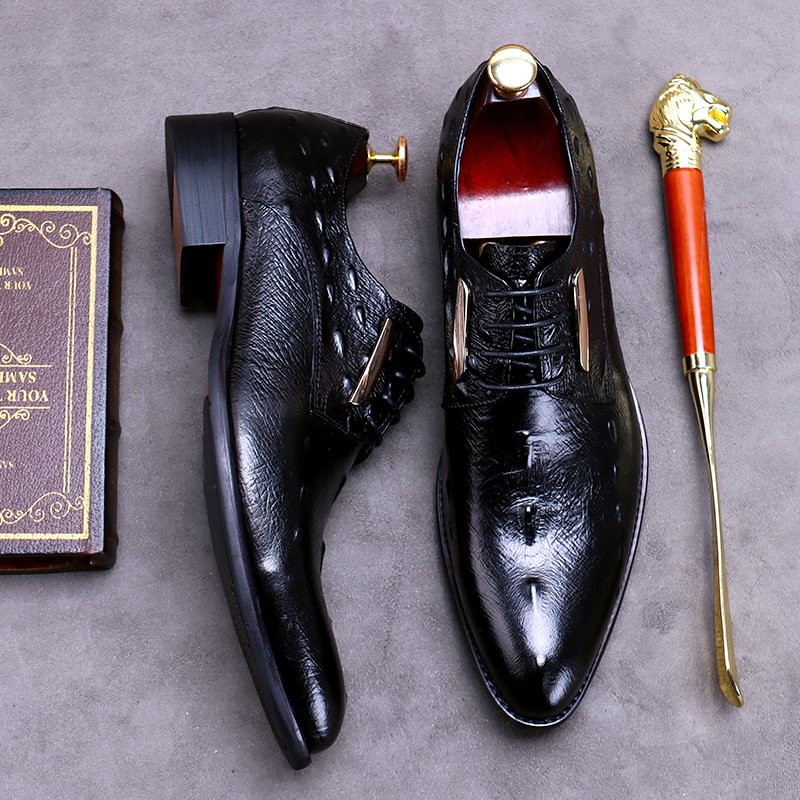 Crocodile Pattern Oxfords - Image 5