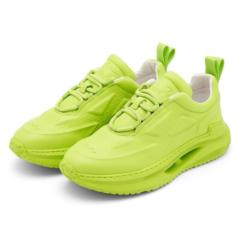 Cutout Sole Lightweight Sneakers Green - Image 6