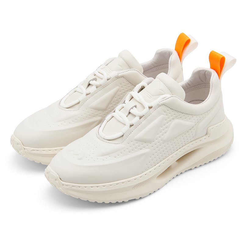 Cutout Sole Lightweight Sneakers White - Image 6