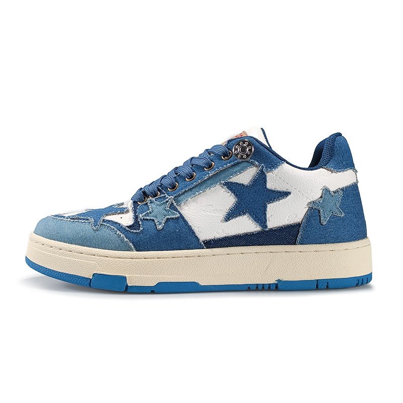 Denim Skateboard Casual Sneakers - Image 4