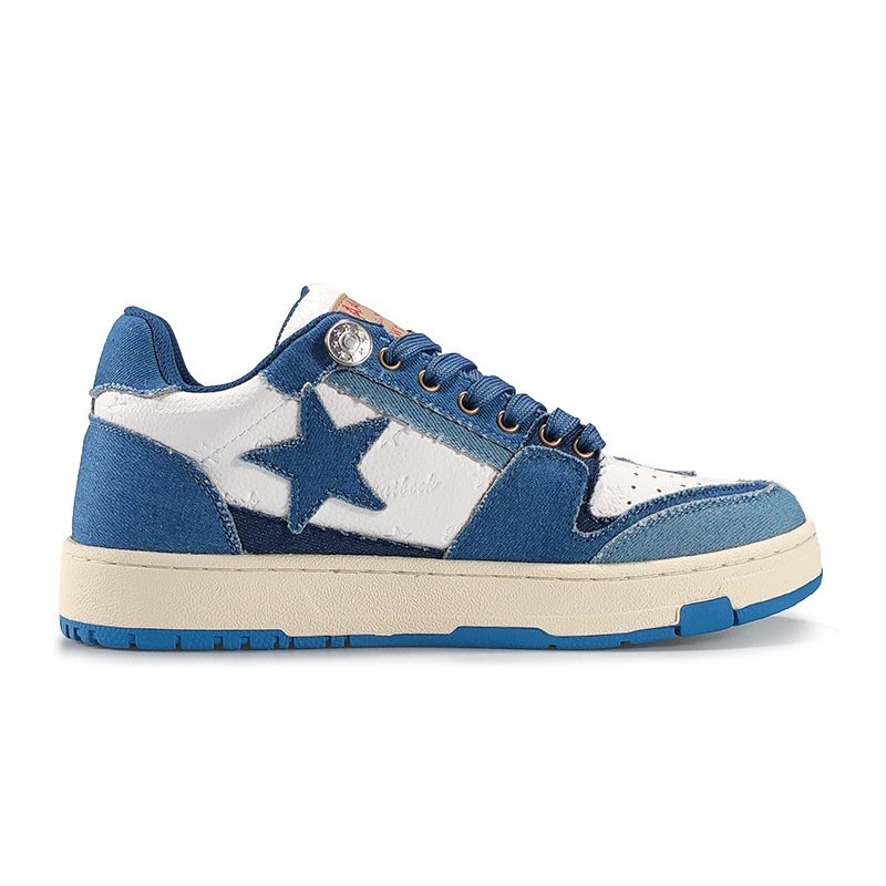 Denim Skateboard Casual Sneakers - Image 5