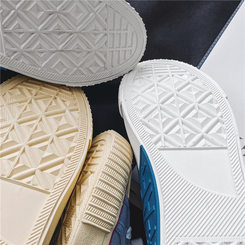 Men High Top Off-Aft Canvas Shoes Blue - Image 7