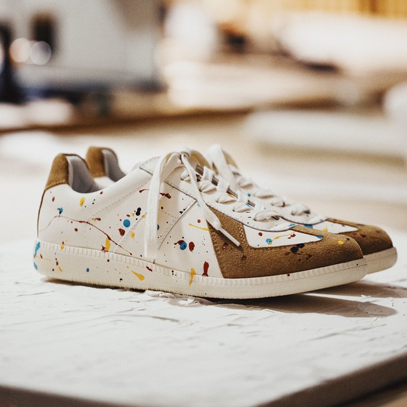 Lace-up Graffiti Casual Shoes - Image 4