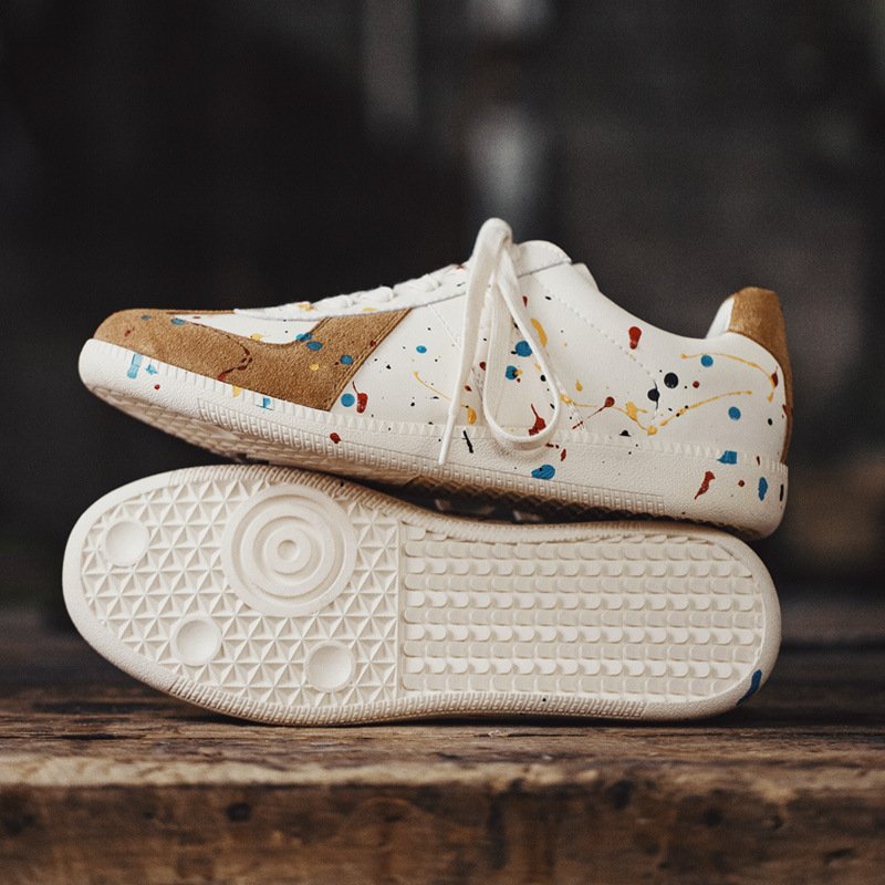 Lace-up Graffiti Casual Shoes - Image 5