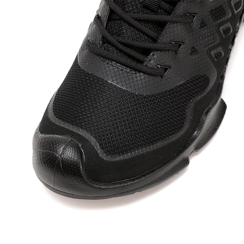 Lace-up Breathable Sneakers Black - Image 4