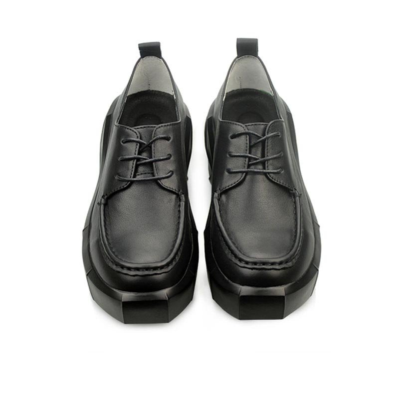 Lace-up British Platform Oxfords - Image 3