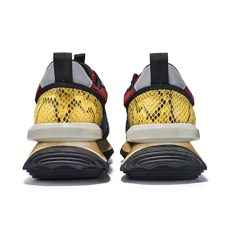 Lace-up Color Block Sneakers - Image 3