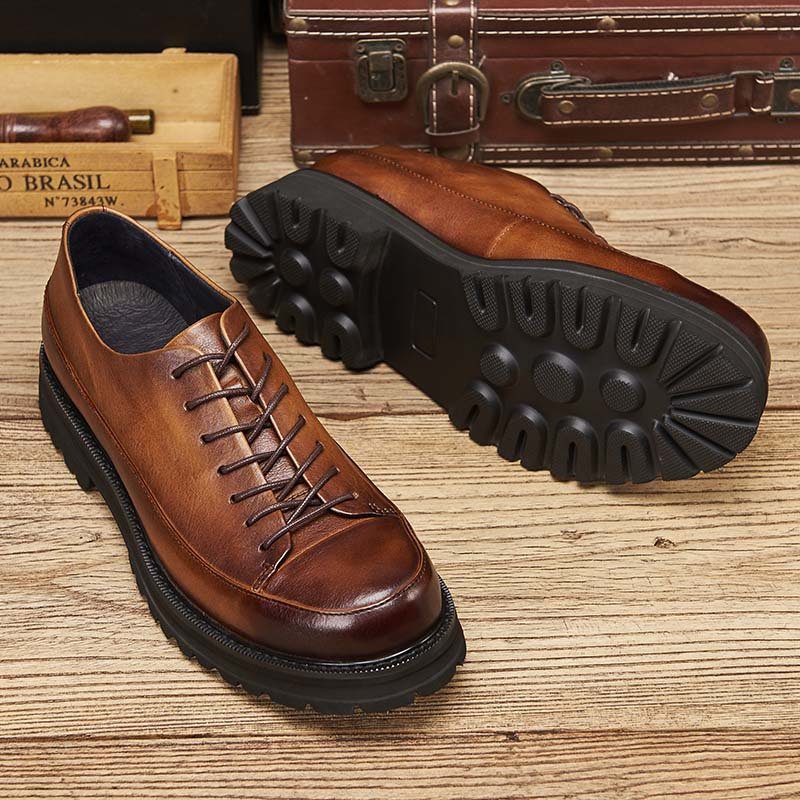 Lace-up England Retro Oxfords - Image 5