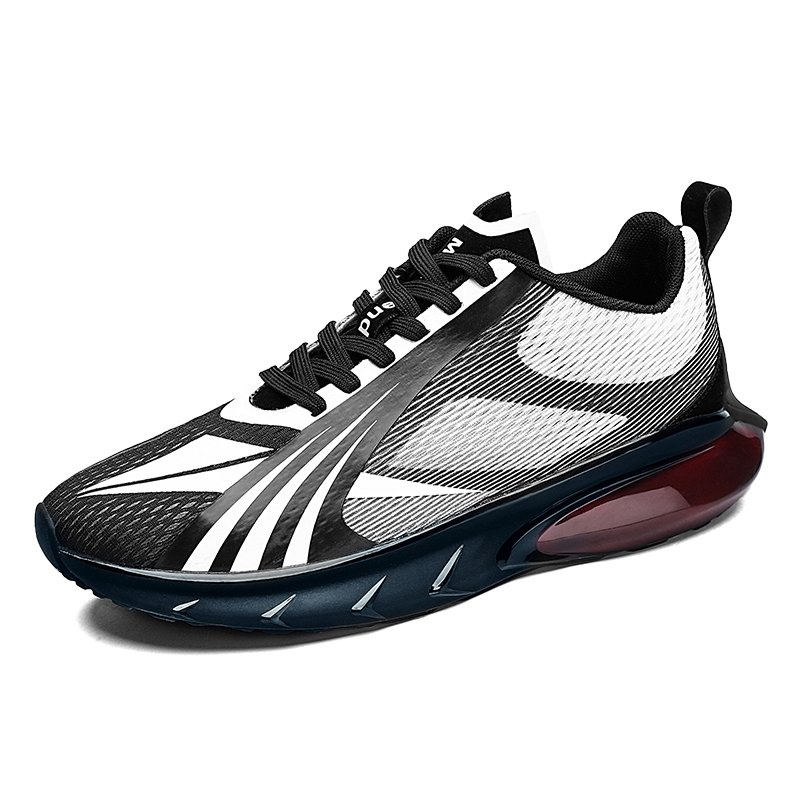 Lace-up TPU Popcorn Sneakers Black - Image 5