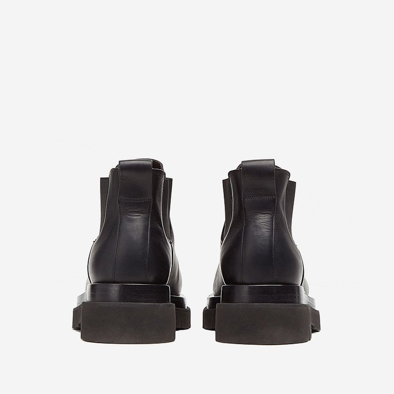 Leather cropped Chelsea boots - Image 3